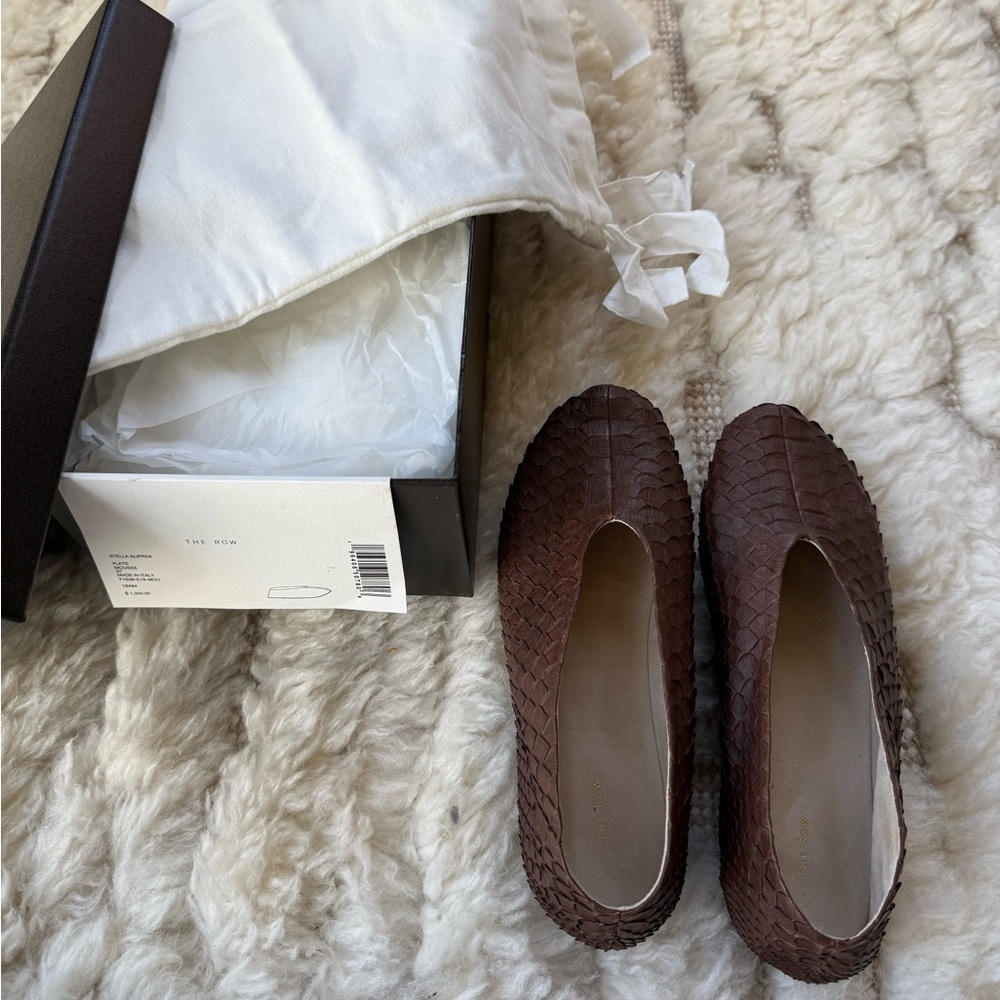 The Row Python Stella Slipper View 5